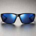 AeroRidge Sport Wrap Sunglasses - Blue - Sunglasses - Brondals - Image 1