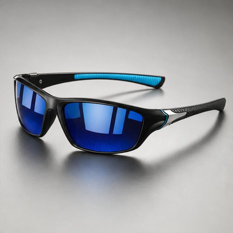 AeroRidge Sport Wrap Sunglasses - Blue - sport sunglasses - Brondals - Image 2