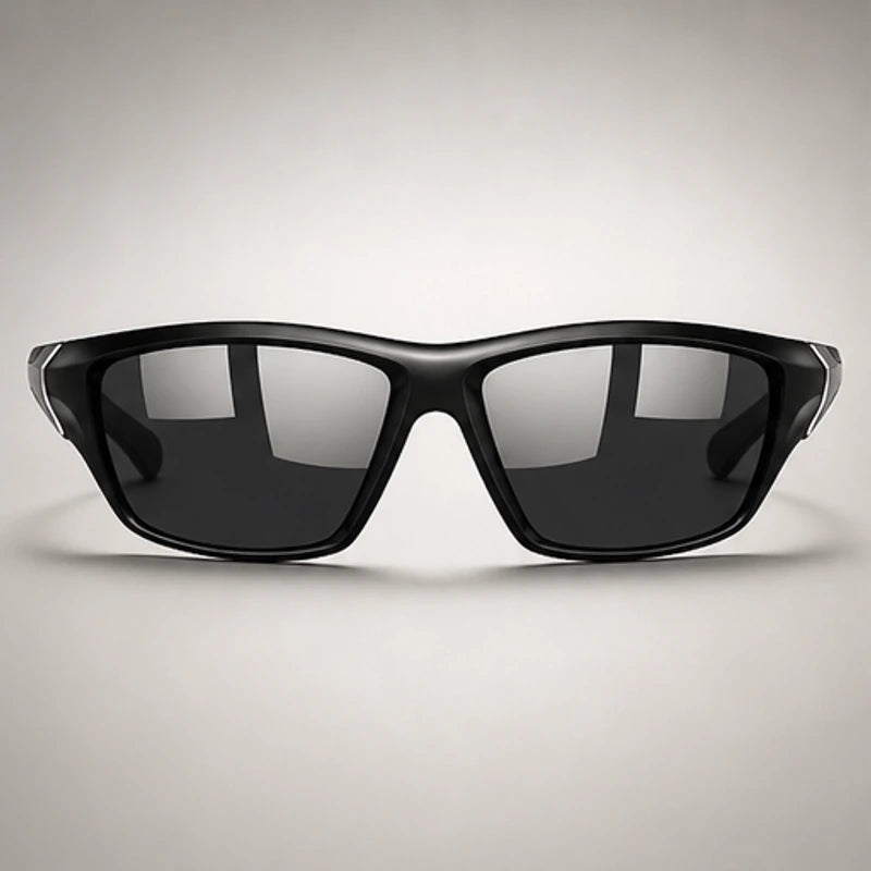 AeroRidge Sport Wrap Sunglasses - Black - Sunglasses - Brondals - Image 1