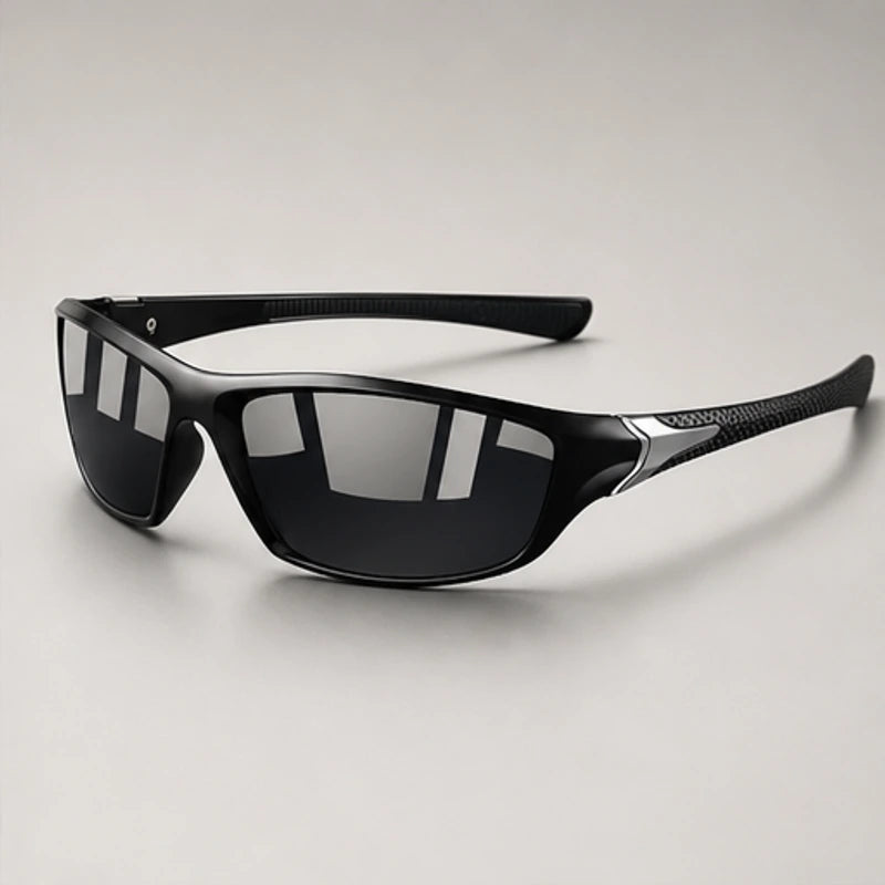 AeroRidge Sport Wrap Sunglasses - Black - sport sunglasses - Brondals - Image 2