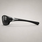 AeroRidge Sport Wrap Sunglasses - Black - wrap sunglasses - Brondals - Image 3