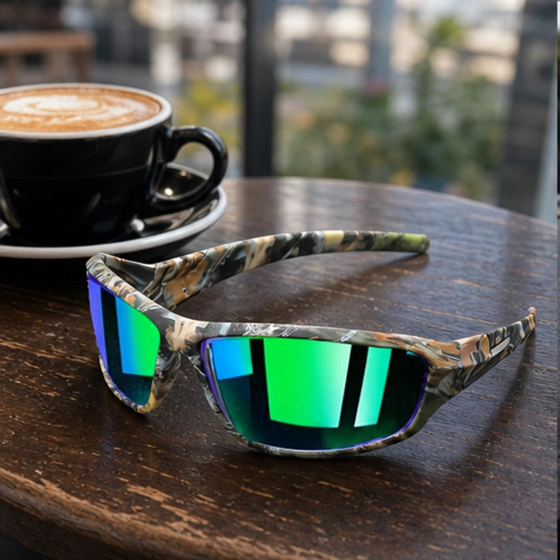 Trailcrest Performance Polarized Sunglasses - Camo Green - performance sunglasses - Brondals - Image 4