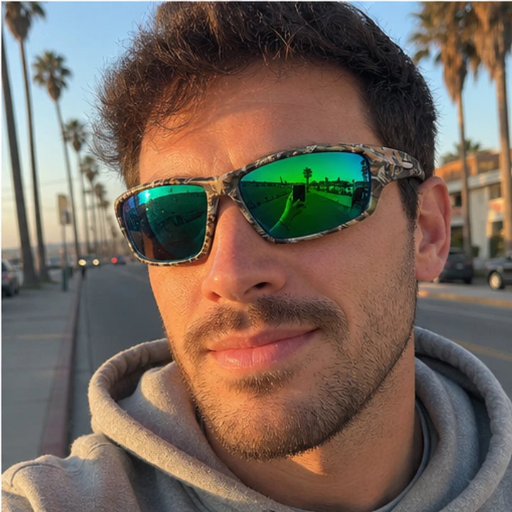 Trailcrest Performance Polarized Sunglasses - Camo Green - sports eyewear - Brondals - Image 6