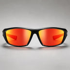 AeroRidge Sport Wrap Sunglasses - Red - Sunglasses - Brondals - Image 1