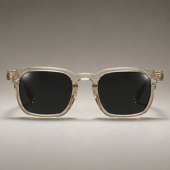 Mercer Rivet Square Sunglasses - Champagne Crystal - Sunglasses - Brondals - Image 1