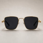 Sterling Edge Square Sunglasses - Gold - Sunglasses - Brondals - Image 1