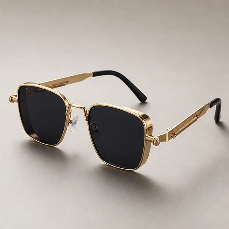 Sterling Edge Square Sunglasses - Gold - sunglasses - Brondals - Image 2