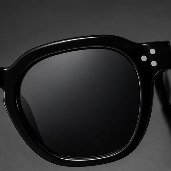 Mercer Rivet Square Sunglasses - Jet Black - uv protection - Brondals - Image 4