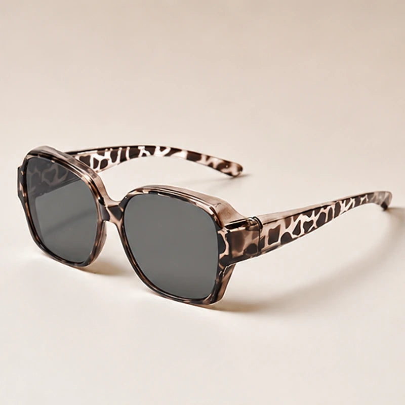 Auburn Catwalk Square Sunglasses - Leopard - sunglasses - Brondals - Image 2