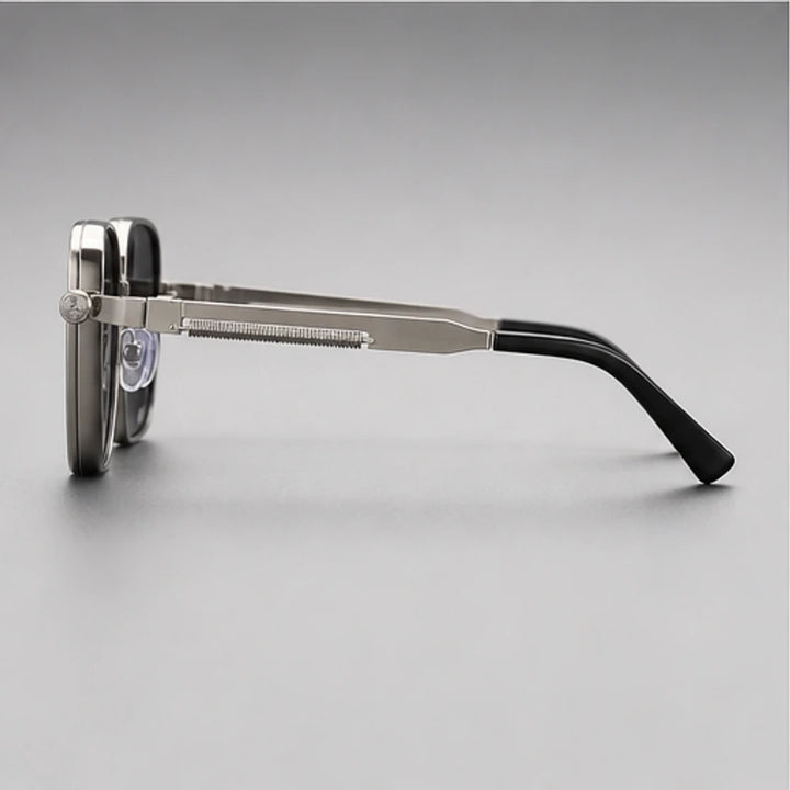 Sterling Edge Square Sunglasses - Silver - square frame - Brondals - Image 3