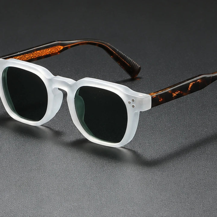 Mercer Rivet Square Sunglasses - Ivory Tortoise - square sunglasses - Brondals - Image 2