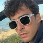 Mercer Rivet Square Sunglasses - Ivory Tortoise - bold sunglasses - Brondals - Image 6