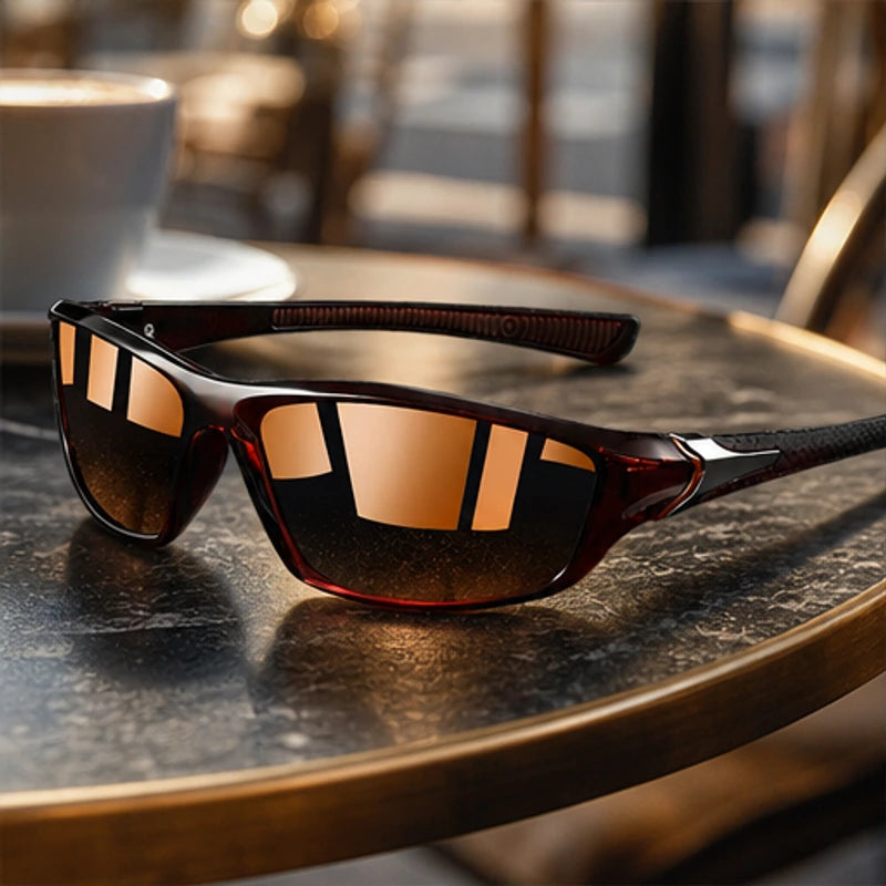 AeroRidge Sport Wrap Sunglasses - Bronze - polarized lenses - Brondals - Image 4