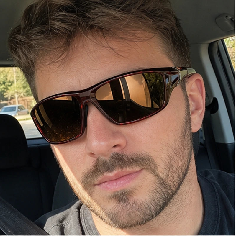 AeroRidge Sport Wrap Sunglasses - Bronze - uv protection - Brondals - Image 5