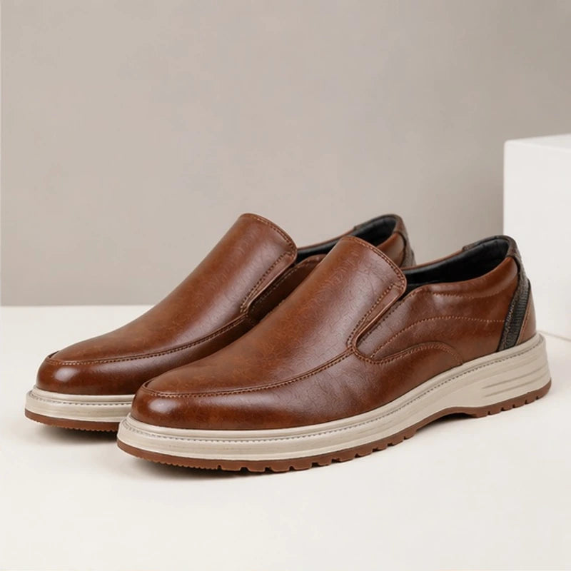 Sheldon Leather Slip-On Shoes - Brown - Men's Shoes - Brondals - Image 2