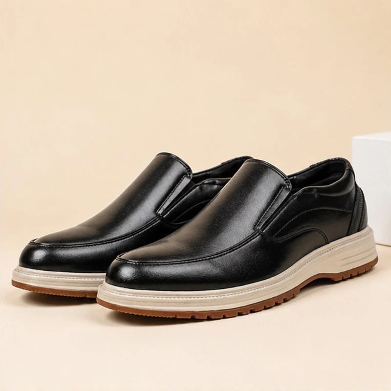 Sheldon Leather Slip-On Shoes - Black - Men's Shoes - Brondals - Image 2
