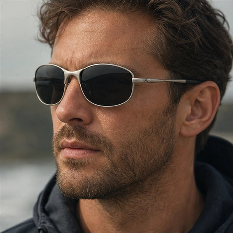Ridgeline Polarized Sport Sunglasses - Silver - uv400 sunglasses - Brondals - Image 4