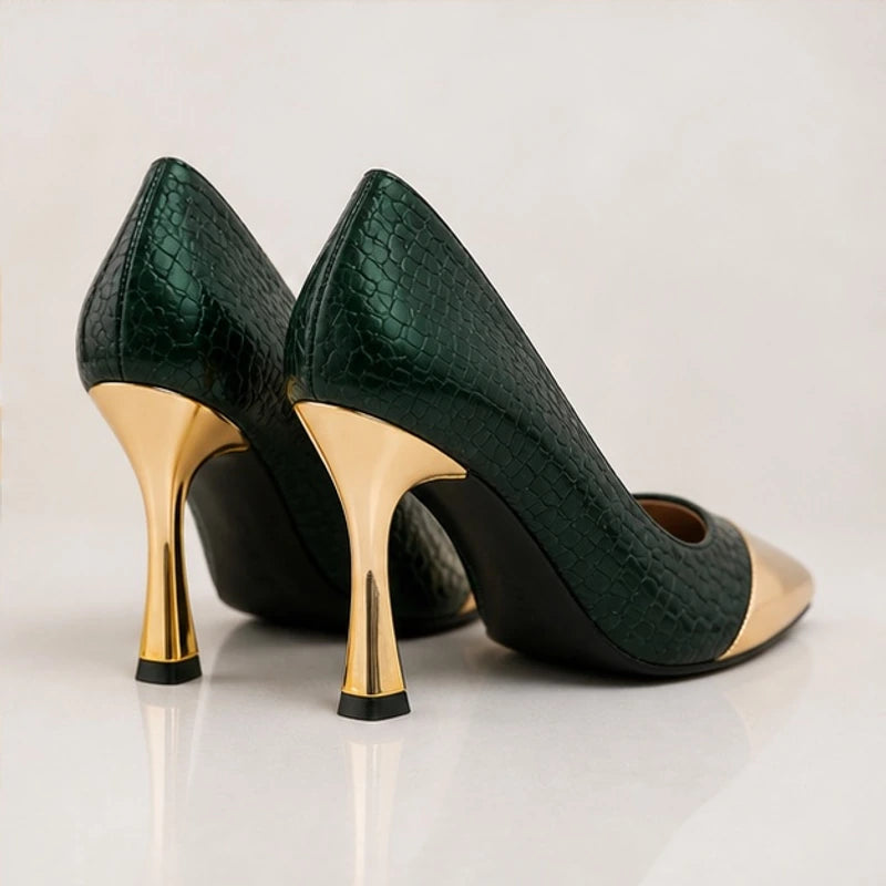 Sofia Pointed-Toe Pumps - Cypress - Footwear > Heels > Pointed-Toe Pumps - Brondals - Image 3