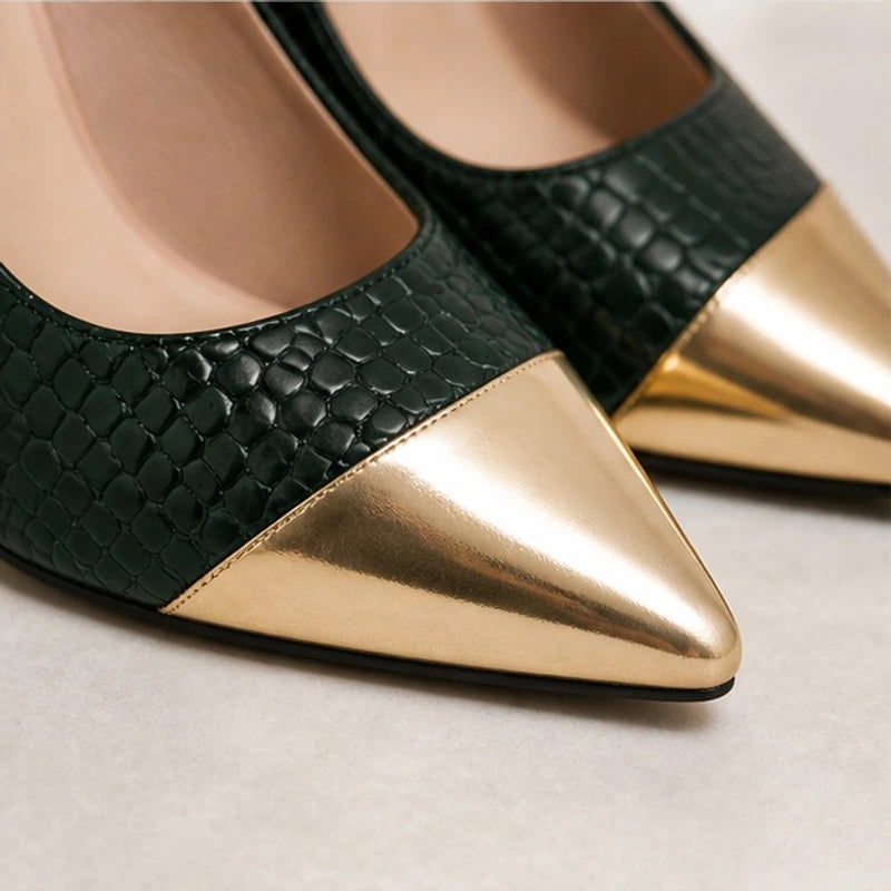 Sofia Pointed-Toe Pumps - Cypress - Shoes - Brondals - Image 2