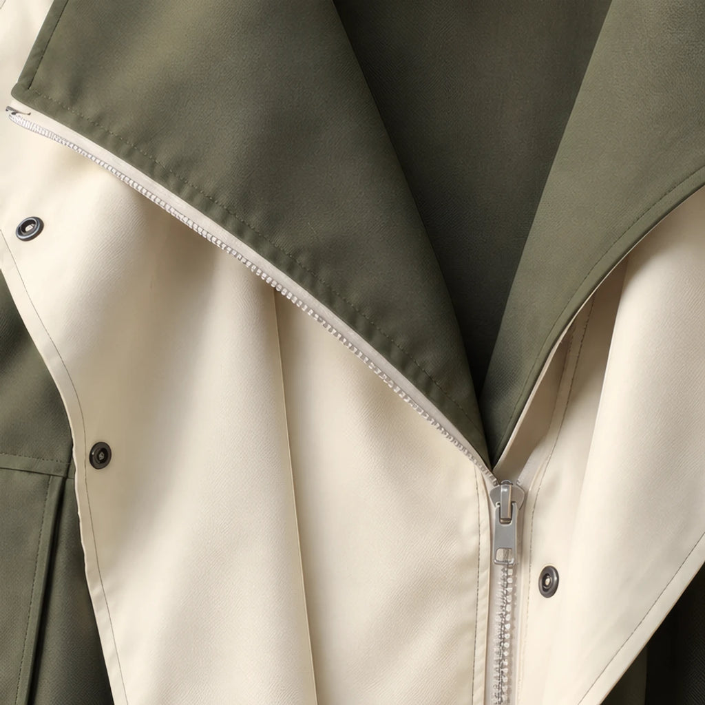 Sorcha Women's Layered Windbreaker - Green - Product Type: Jackets - Brondals - Image 4