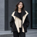 Sorcha Women's Layered Windbreaker - Black - Men's Clothing > Outerwear > Windbreaker Jackets - Brondals - Image 1