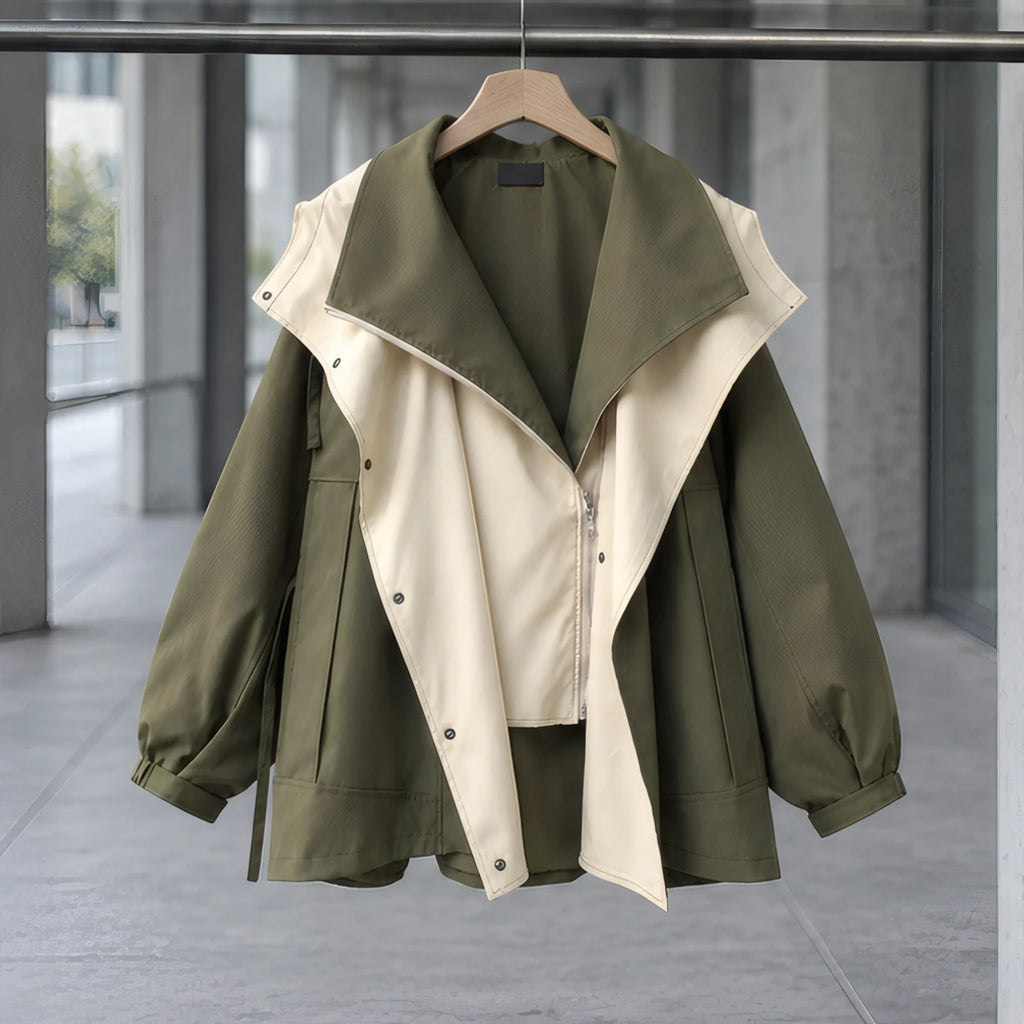 Sorcha Women's Layered Windbreaker - Green - Department: Men - Brondals - Image 3