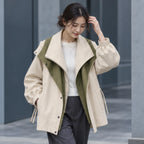 Sorcha Women's Layered Windbreaker - Beige - Catalog Group: Clothing - Brondals - Image 2