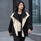 Sorcha Women's Layered Windbreaker - Black - Catalog Group: Clothing - Brondals - Image 2