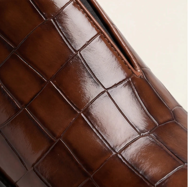 Torino Genuine Leather Loafers - Brown - leather loafers - Brondals - Image 5