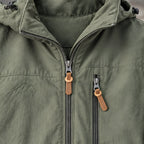 Stellan Men's Hooded Shell Jacket - Water-Resistant & Windproof - Green - Men's Clothing > Outerwear > Shell Jackets - Brondals - Image 3