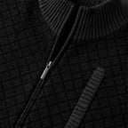 Sutton Zip Knit Sweater - Black - Catalog Group: Clothing - Brondals - Image 2