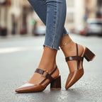Tacones Cordelle con tira trasera