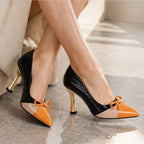 Sybil Pointed Court Shoes - Jet - female - Brondals - Image 4