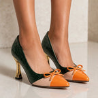 Sybil Pointed Court Shoes - Cypress - Women's Footwear > Heels > Pointed-Toe Pumps - Brondals - Image 3