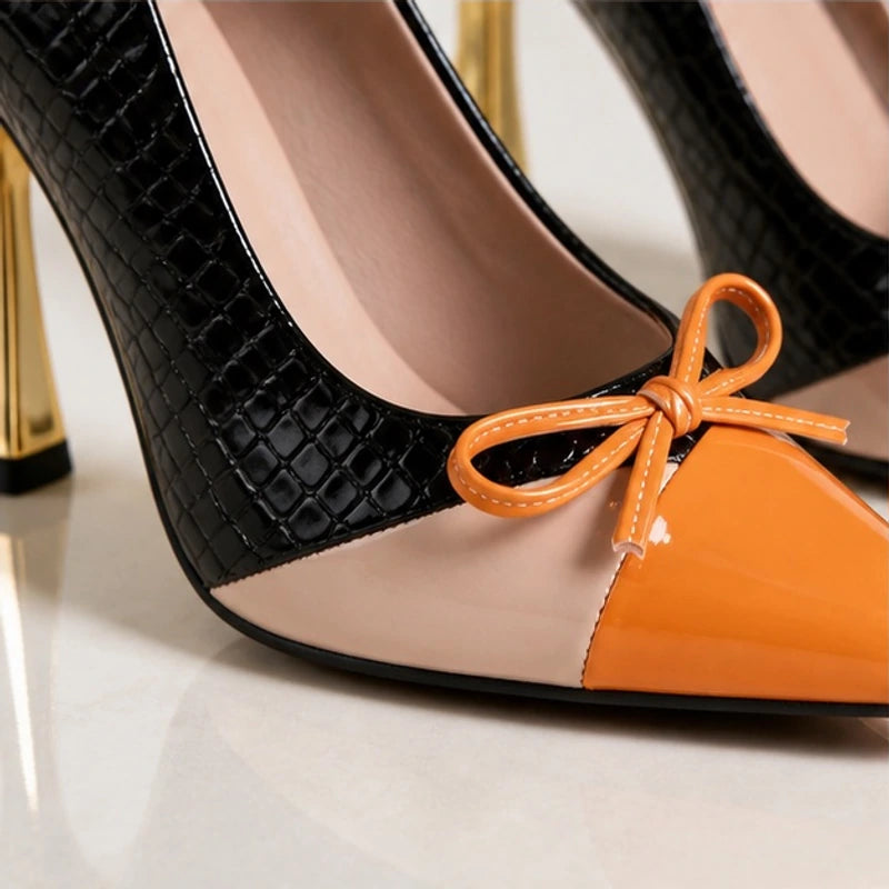 Sybil Pointed Court Shoes - Jet - Women's Footwear > Heels > Pointed-Toe Pumps - Brondals - Image 1