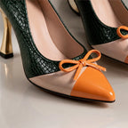 Sybil Pointed Court Shoes - Cypress - Shoes - Brondals - Image 2