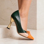 Sybil Pointed Court Shoes - Cypress - female - Brondals - Image 4