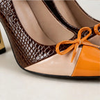 Sybil Pointed Court Shoes - Cacao - Women's Footwear > Heels > Pointed-Toe Pumps - Brondals - Image 1