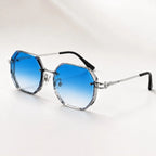 Tahoe Polished Frame Shades - Blue - Sunglasses - Brondals - Image 1