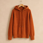 Tamara Rib Knit Hoodie - Terracotta - Clothing - Brondals - Image 2