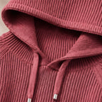 Tamara Rib Knit Hoodie - Berry - female - Brondals - Image 7