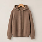 Tamara Rib Knit Hoodie - Brown - Clothing - Brondals - Image 2