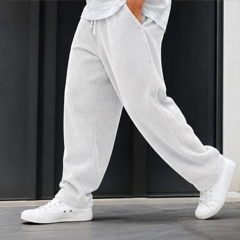 Tennyson Corduroy Jogger Pants - Off-White - Clothing > Pants > Corduroy Jogger Pants - Brondals - Image 2
