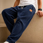 Tennyson Corduroy Jogger Pants - Dark Blue - Clothing > Pants > Corduroy Jogger Pants - Brondals - Image 2