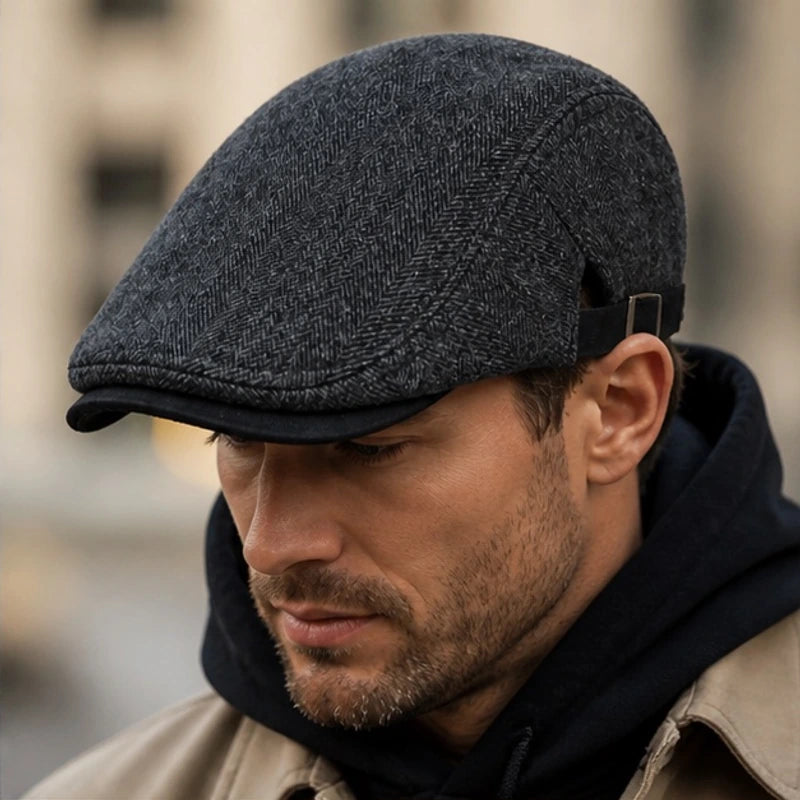 The Hartley Snap Cap - Black - snap cap - Brondals - Image 2