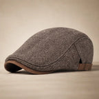 The Hartley Snap Cap - Brown - Accessories > Hats > Flat Caps - Brondals - Image 1