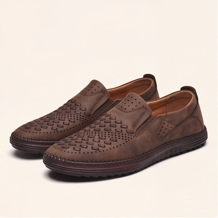 Brunwick Genuine Leather Loafers - Brown - Shoes - Brondals - Image 1