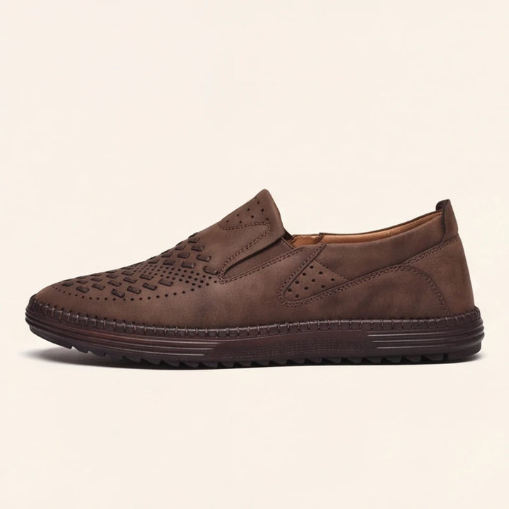 Brunwick Genuine Leather Loafers - Brown - men's loafers - Brondals - Image 2
