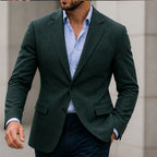 Travers Tailored Knit Blazer - Green - Department: Men - Brondals - Image 3