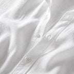 Truman Relaxed Fit Cotton Linen Shirt - White - Catalog Group: Clothing - Brondals - Image 2